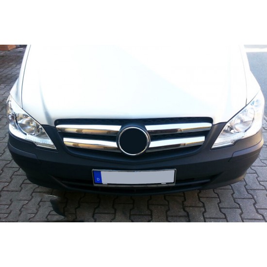 Ornamente grila/masca fata crom Mercedes Vito W639 Facelift 2010-2014