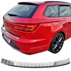 Ornament protectie bara spate/portbagaj crom  Seat Leon ST Combi/Break din 2013-prezent