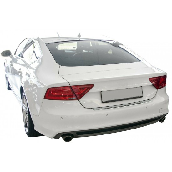 Ornament protectie bara spate/portbagaj Crom Audi A7 din 2010-2018