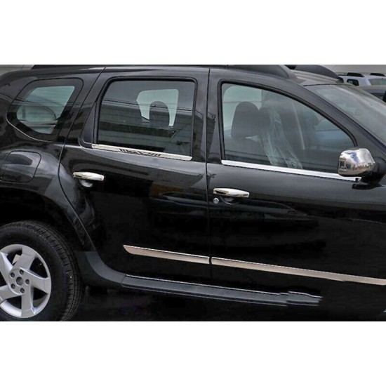 Chedere cromate usi/geamuri Dacia Duster I 2010-2018