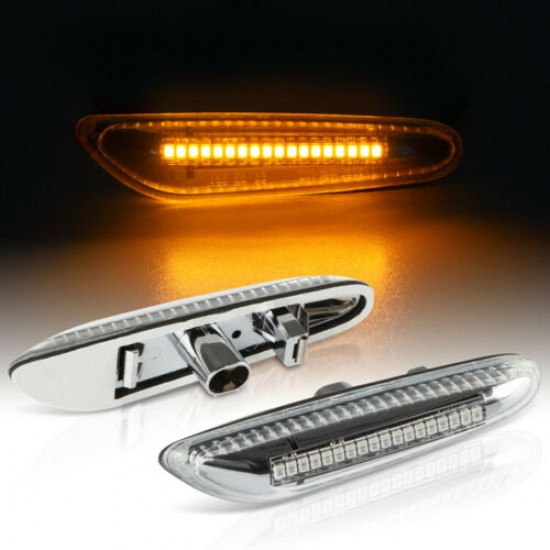 Lampi semnalizare laterala LED BMW Seria 5 E60,E61,Seria 1 E81,E82, X1 E84, X3 E83, X5 E53, Seria 3 E36, E46, E90, E91