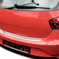Ornament protectie bara spate/portbagaj crom Seat Ibiza hatchback in 4 usi 2012-2017