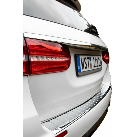 Ornament protectie bara spate/portbagaj crom Mercedes E-Class S213 Break/Combi T-MODEL din 2016