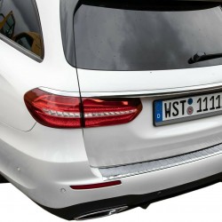 Ornament protectie bara spate/portbagaj crom Mercedes E-Class S213 Break/Combi T-MODEL din 2016