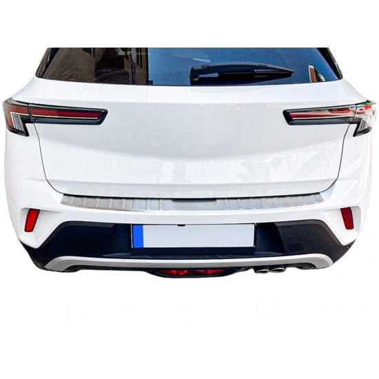 Ornament protectie portbagaj/bara spate mat pentru Opel Mokka B din 2021