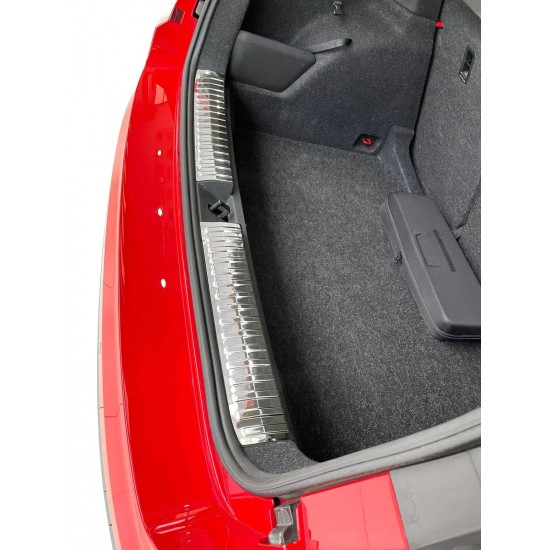 Set de 2 ornamente protectie portbagaj interior cromate pentru Skoda Kamiq din 2019