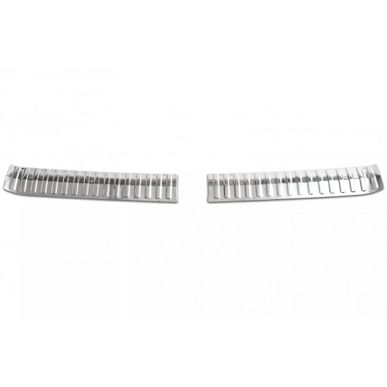 Set de 2 ornamente protectie portbagaj interior cromate pentru Skoda Kamiq din 2019