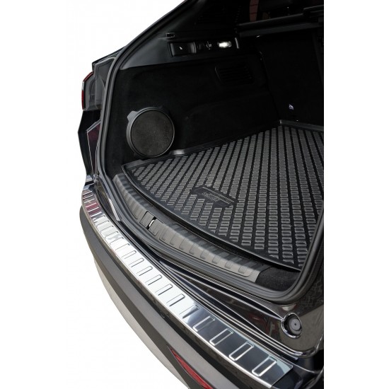 Ornament protectie portbagaj/bara spate crom pentru Alfa Romeo Stelvio din 2017
