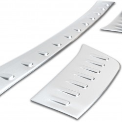 Set de 3 ornamente protectie bara spate/portbagaj mat pentru Opel Grandland X din 2017