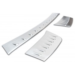 Set de 3 ornamente protectie bara spate/portbagaj mat pentru Opel Grandland X din 2017
