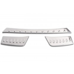 Set de 3 ornamente protectie bara spate/portbagaj crom pentru Opel Grandland X din 2017
