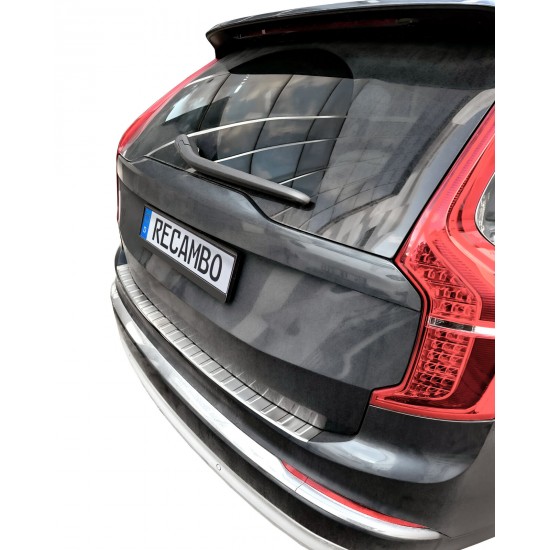 Ornament protectie portbagaj/bara spate mat pentru Volvo XC90 II din 2015