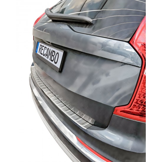 Ornament protectie portbagaj/bara spate mat pentru Volvo XC90 II din 2015