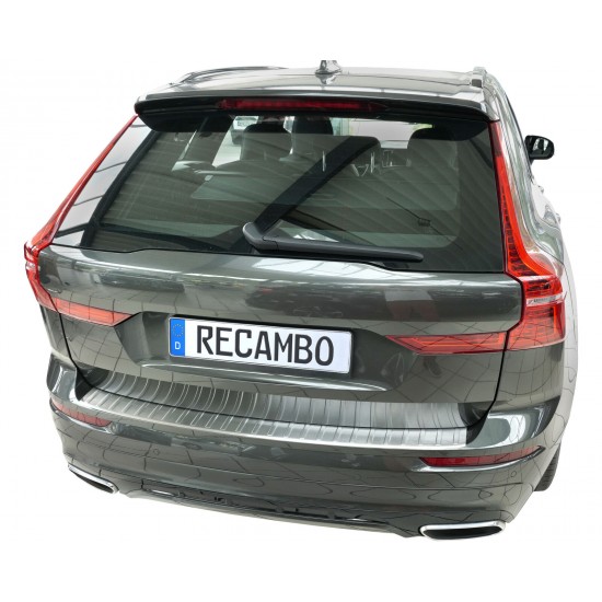 Ornament protectie portbagaj/bara spate mat pentru Volvo XC60 II, 2 din 2017