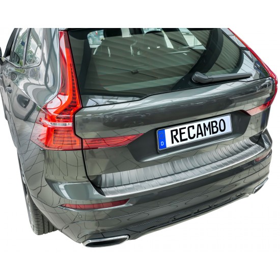 Ornament protectie portbagaj/bara spate mat pentru Volvo XC60 II, 2 din 2017