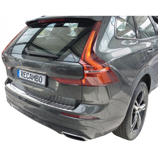 Ornament protectie portbagaj/bara spate crom pentru Volvo XC60 II, 2 din 2017