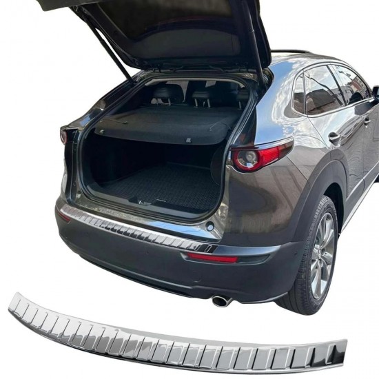 Ornament protectie portbagaj/bara spate crom pentru Mazda CX-30 din 2019