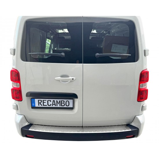 Ornament protectie portbagaj/bara spate mat pentru Toyota ProAce din 2016