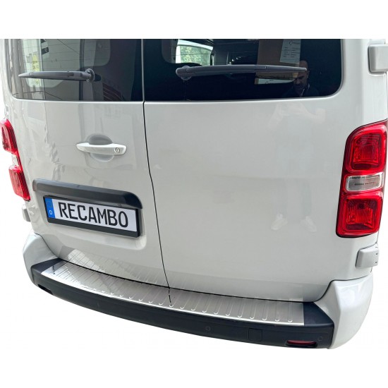 Ornament protectie portbagaj/bara spate crom pentru Citroen Jumpy III, Spacetourer din 2016