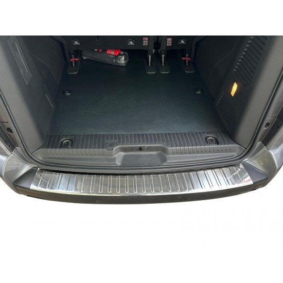 Ornament protectie portbagaj/bara spate crom pentru Citroen Jumpy III, Spacetourer din 2016
