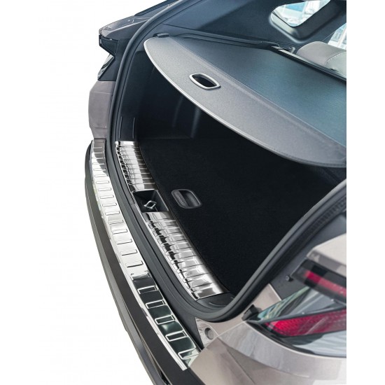 Set de 2 protectii bara spate si interior portbagaj crom premium pentru Hyundai Tucson din 2020