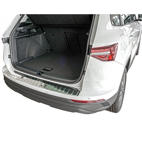 Ornament protectie portbagaj/bara spate crom pentru Skoda Karoq din 2017
