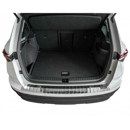 Ornament protectie portbagaj/bara spate crom pentru Skoda Karoq din 2017