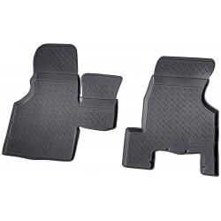 Set de 2 covorase din cauciuc 3D stil tavita premium pentru VW T4 1990-2003