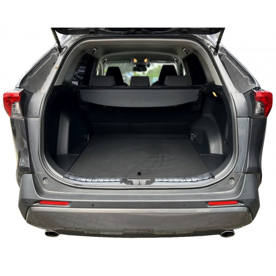 Set de 2 Ornamente protectie portbagaj interior crom pentru Toyota Rav4 V din 2018, Suzuki Across din 2020