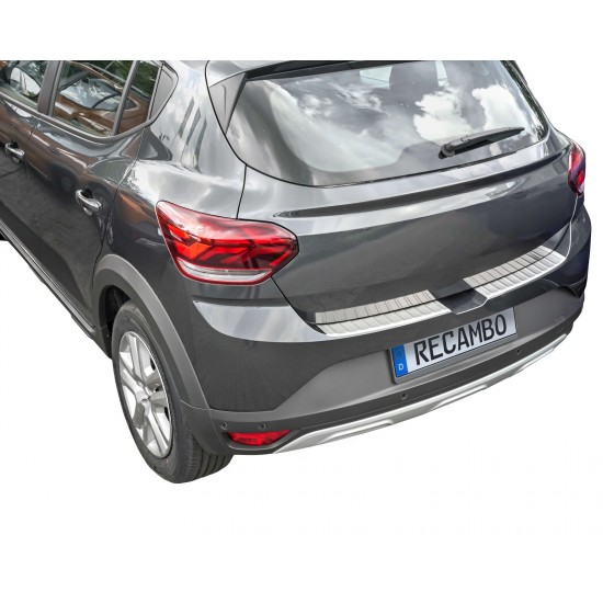 Set de 2 protectii bara spate si interior portbagaj mat premium pentru Dacia Sandero, Stepway III din 2021