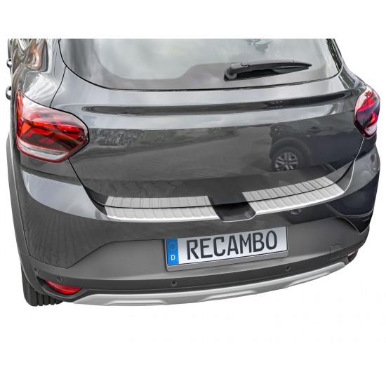 Set de 2 protectii bara spate si interior portbagaj mat premium pentru Dacia Sandero, Stepway III din 2021