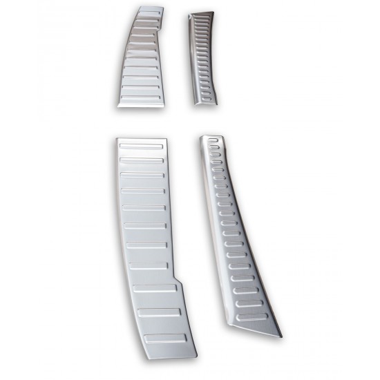 Set de 2 protectii bara spate si interior portbagaj mat premium pentru Dacia Sandero, Stepway III din 2021