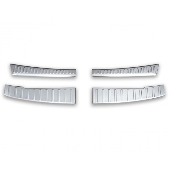 Set de 2 protectii bara spate si interior portbagaj mat premium pentru Dacia Sandero, Stepway III din 2021
