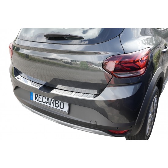 Set de 2 Ornamente protectie portbagaj/bara spate crom pentru Dacia Sandero, Stepway III, 3 din 2021