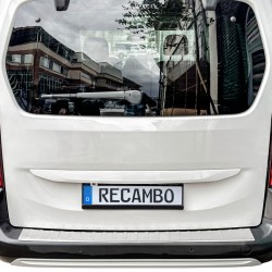 Ornament protectie portbagaj/bara spate mat pentru  Peugeot Rifter din 2018
