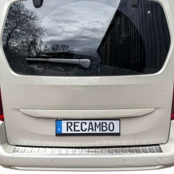 Ornament protectie portbagaj/bara spate crom Opel Combo E din 2018