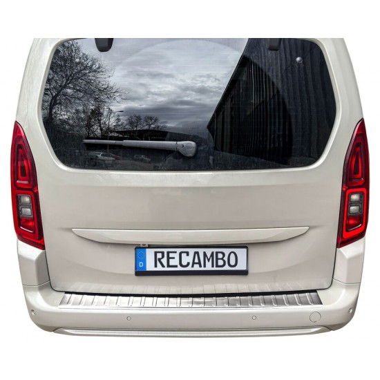 Ornament protectie portbagaj/bara spate crom Citroen Berlingo III din 2018
