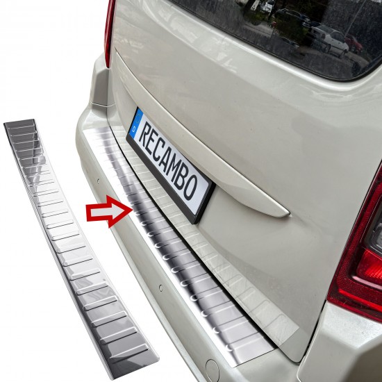 Ornament protectie portbagaj/bara spate crom Citroen Berlingo III din 2018