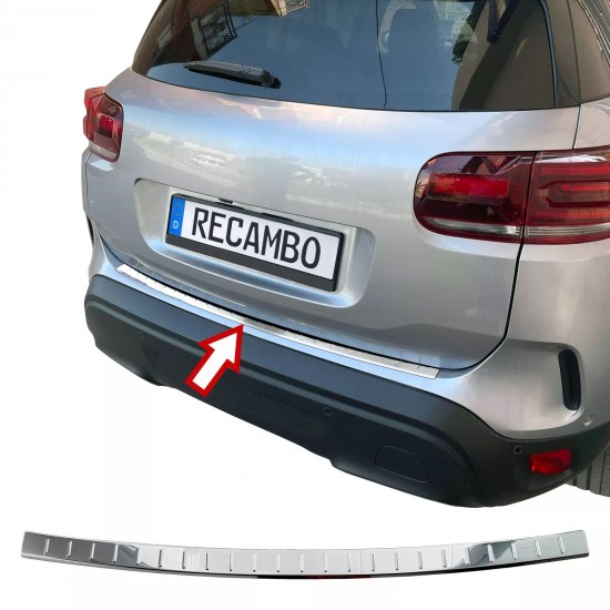 Ornament protectie portbagaj/bara spate crom pentru Citroen C5 Aircross din 2018
