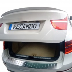 Ornament protectie portbagaj/bara spate mat pentru BMW X6 E71, E72 din 2008-2014