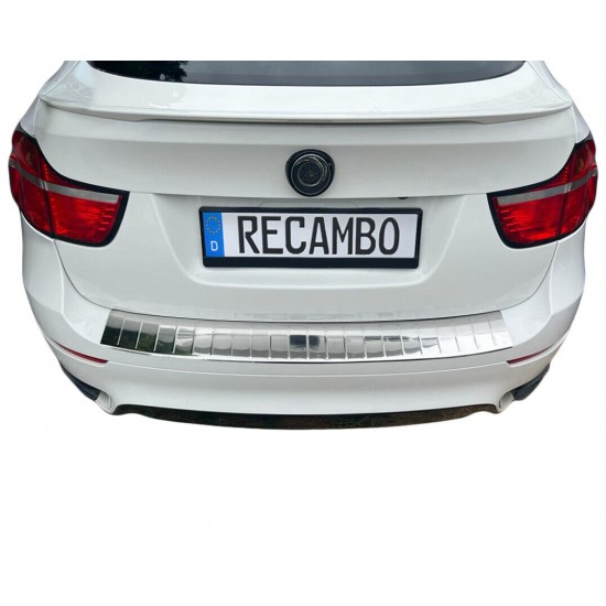 Ornament protectie portbagaj/bara spate crom pentru BMW X6 E71, E72 din 2008-2014