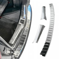 Set de 2 protectii bara spate si interior portbagaj crom premium pentru Dacia Jogger din 2021