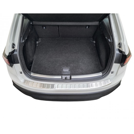 Set de 2 protectii bara spate si interior portbagaj mat premium pentru VW Taigo din 2021