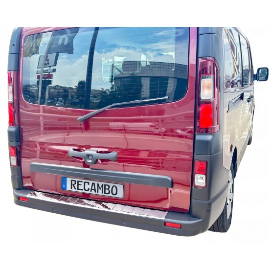 Ornament protectie portbagaj/bara spate crom pentru Renault Trafic III, 3 din 2014