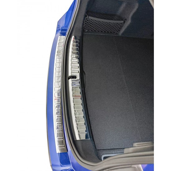 Set de 2 protectii bara spate si interior portbagaj crom premium pentru BMW X1 iX1 din 2022