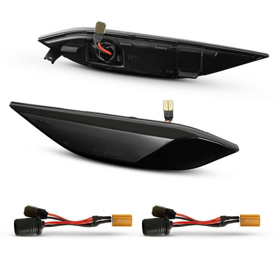 Lampi semnalizare laterala LED fumurii pentru Porsche Cayenne 958 din 2010-2014