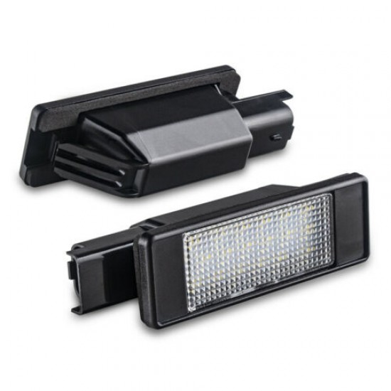 Lampi numar LED pentru Citroen C4 II, C4 Picasso I, II, C4 Grand Picasso I, II, C3 III, C4 Cactus, C5 III