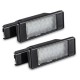 Lampi numar LED pentru Citroen C4 II, C4 Picasso I, II, C4 Grand Picasso I, II, C3 III, C4 Cactus, C5 III