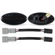 Set de 2 Lampi semnalizare laterala/aripi LED fumurii pentru Mazda 2, 3, 5, 6, BT-50 pick up, MPV II