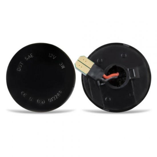 Set de 2 Lampi semnalizare laterala/aripi LED fumurii pentru Land Rover Range Rover 3,III din 2002-2012
